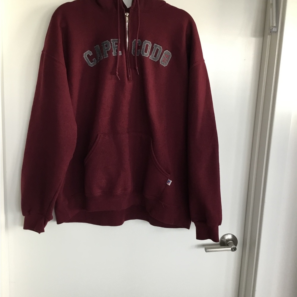 Cape Cod Russell Athletic Red /Maroon Hoodie Sweatshirt Size XL $35 - Picture 12 of 12